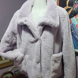 Lavender Faux Fur Jacket